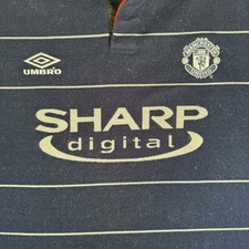 Rare Original Manchester United 1999/2000 Away Football Shirt Mens XL