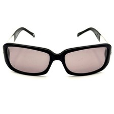 Brighton Handmade Have Mercy Sunglasses Black Silver Engraved Purple Gradient