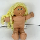 Cabbage Patch Kids 25th Anniversary Doll Yellow Yarn Hair Green Eyes 2008 Plush
