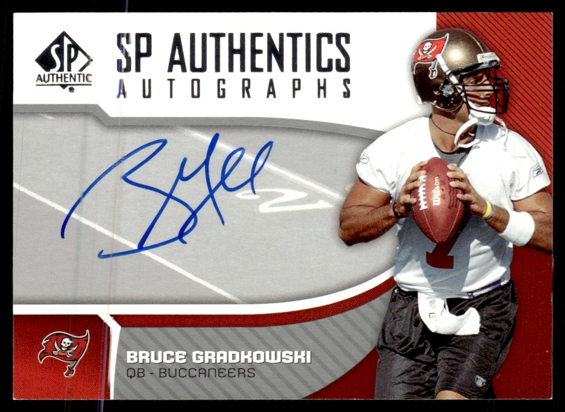 Bruce Gradkowski SP Authentic Autos #SPBG Base