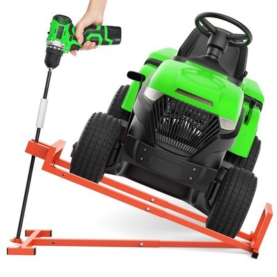 1400LB Lawn Tractor Lift Jack & Riding Mower Lift with Rotating Sleeve & Manu...