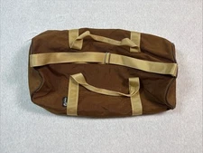 Vintage Athalon Duffle Bag Brown with Double Strap Camping Carry On