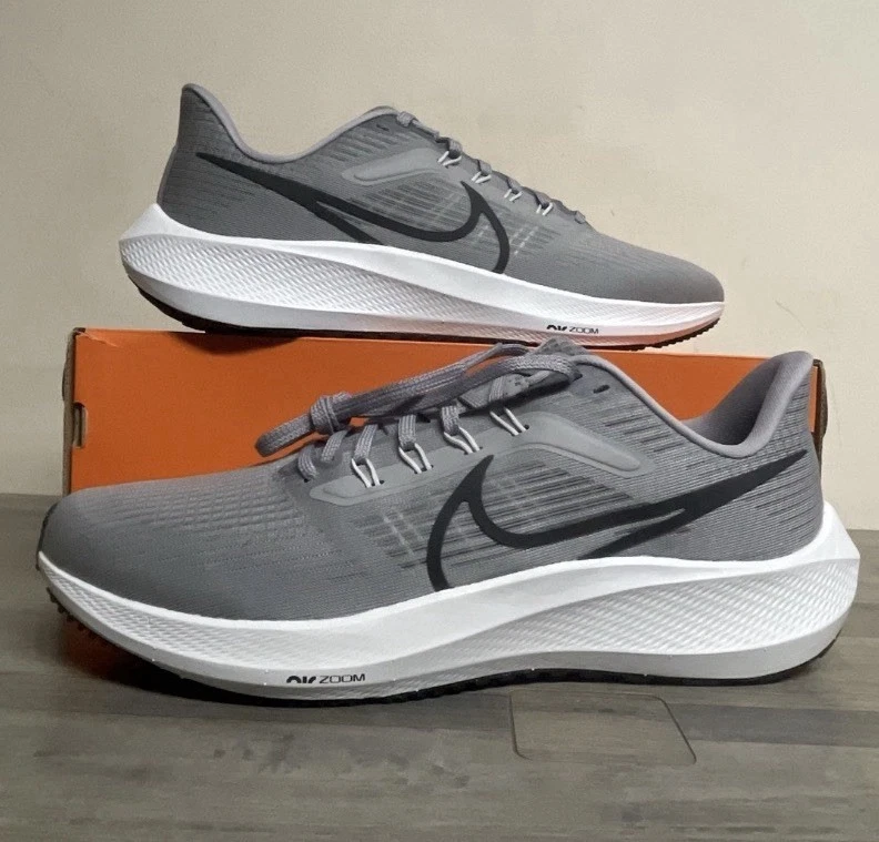 NEW Nike Air Zoom Pegasus 39 Particle Smoke Grey NBY DH4071 005 Men's Size 9