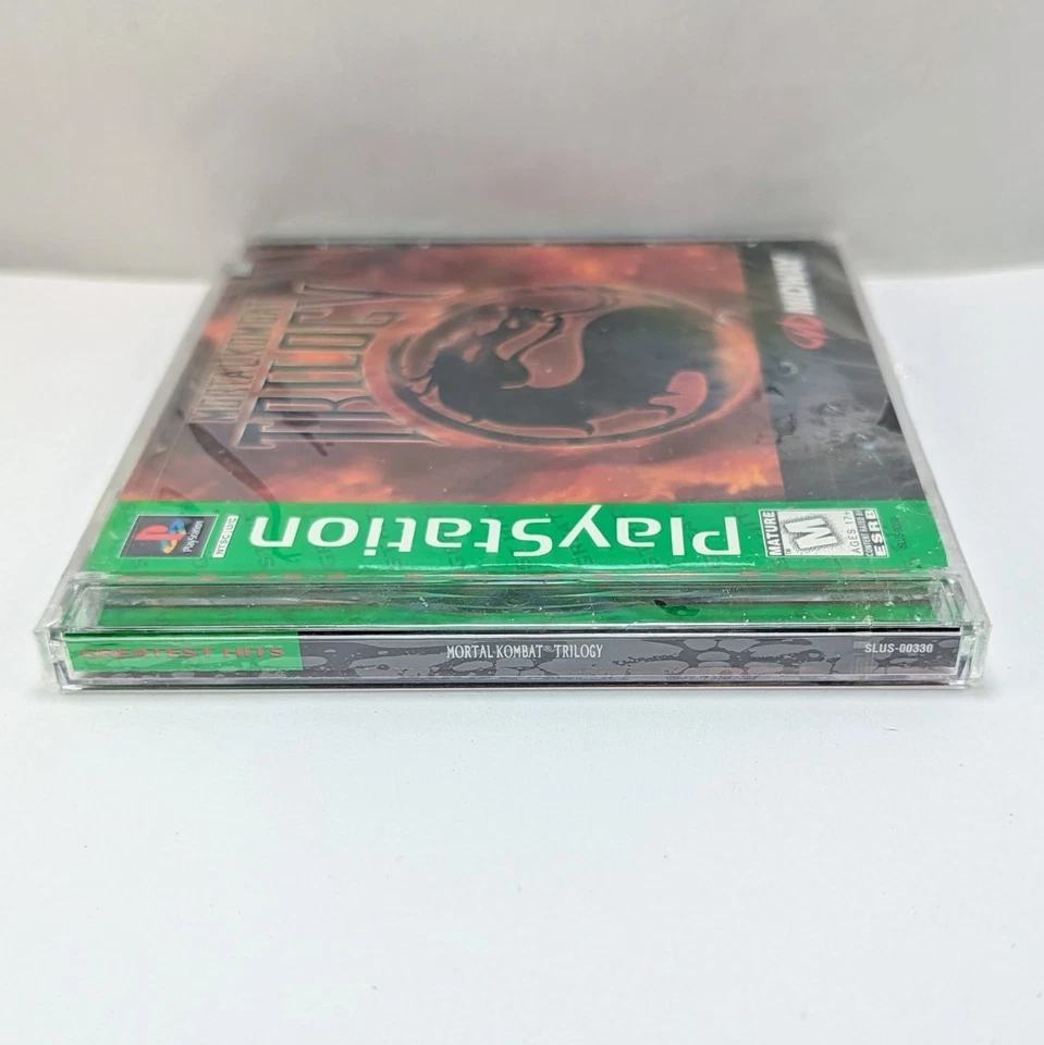 Mortal Kombat Trilogy PlayStation 1 PS1 Greatest Hits Factory Sealed Flaws - Image 4 of 4