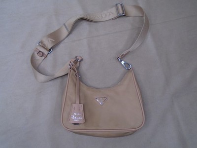 Authentic PRADA Re-edition 2005 Shoulder Bag Tessuto Small