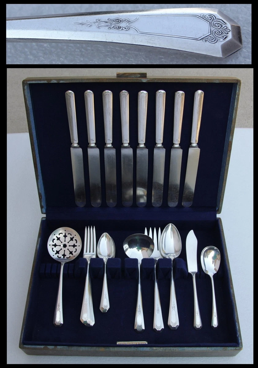 Wm. Rogers & Son 1900-1940 Antique US Silver-Plated Flatware Sets