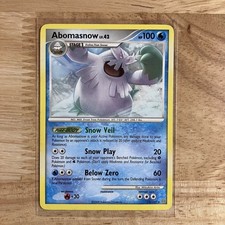 Abomasnow 12/100 - Stormfront Regular Rare - Pokemon TCG 2008 - LP