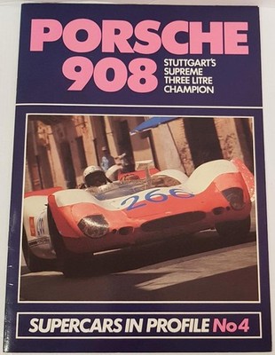 PORSCHE 908 STUGGART'S SUPREME THREE LITRE CHAMPION Book 1985 Steve Archibald