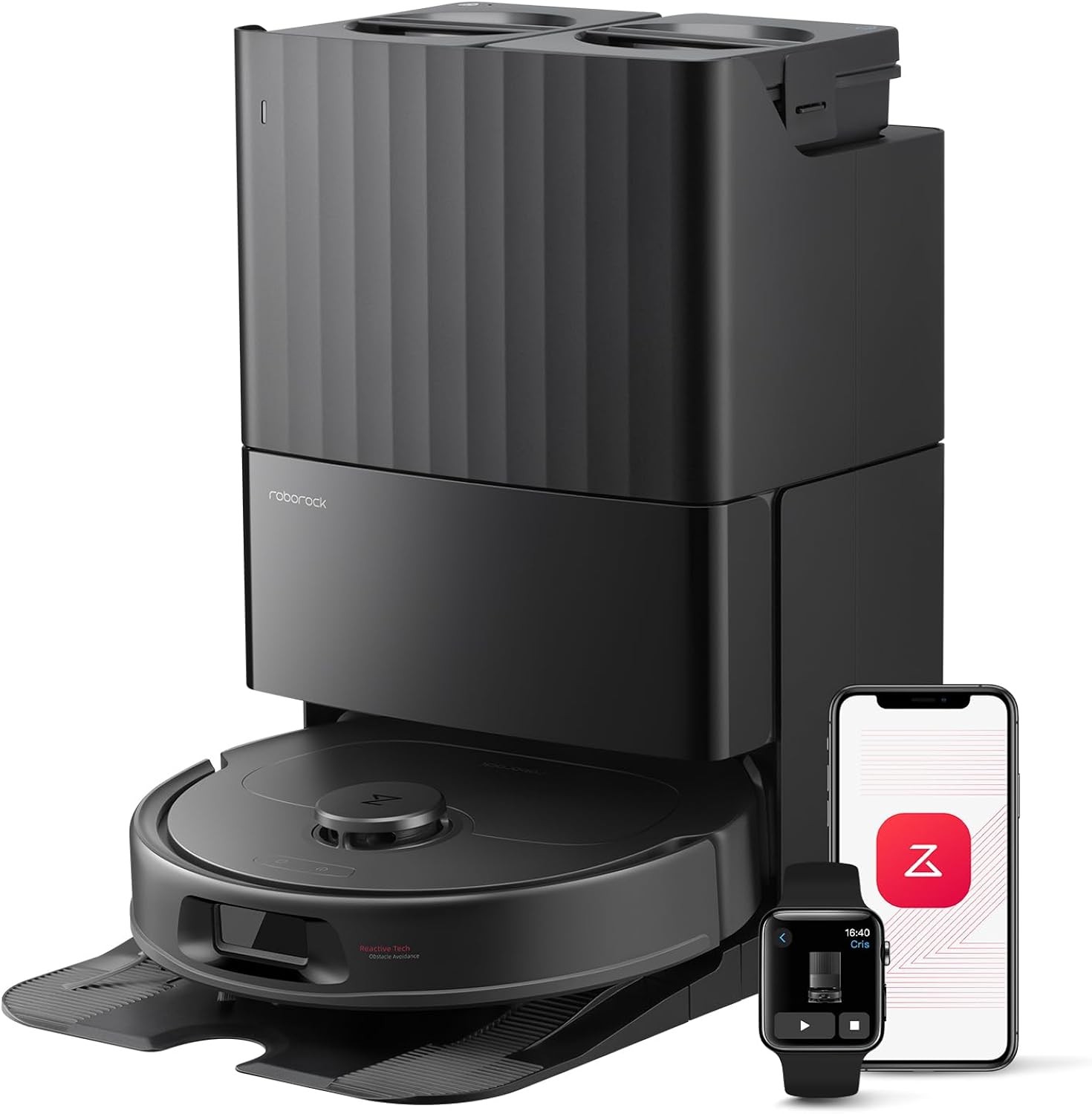 Roborock Qrevo QV 35S Robot Vacuum Cleaner with Mop, 10,000Pa Suction, All-in-On