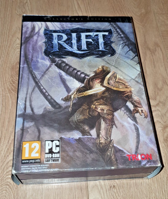 RIFT PC SPIEL 2011 komplett - original Handbuch, Poster & Schuber extrem selten!