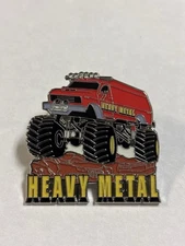 Heavy Metal Van Monster Truck Collectible Pin