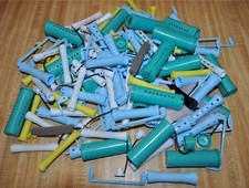 75 rubber end  swing arm Perm Rods curlers large