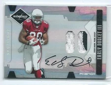 2008 Leaf Limited Early Doucet III PRIME PATCH RELIC AUTO AUTOGRAPH RC 33/49