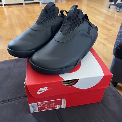 Nike Air Zoom Pulse Medical Shoes Men Size 6.5/Women 8 Triple Black Slip On NEW