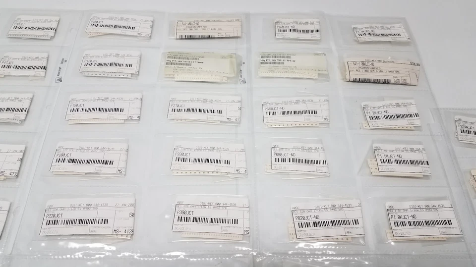 Vintage Digi-Key Chip Resistor Kit 500+ pieces Various OHMs and sizes - Image 3 of 4