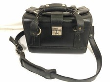 Vintage Camera Carry Case Black Accessory Shoulder Bag
