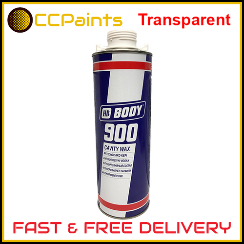 HB Body 900 Cavity Wax Oil Spray for Car/Van 1L Transparent (FAST
