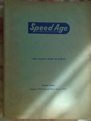 Speed Age Jan 1951 - Dezember 1951 gebundener Band 12 Ausgaben enthält Cover