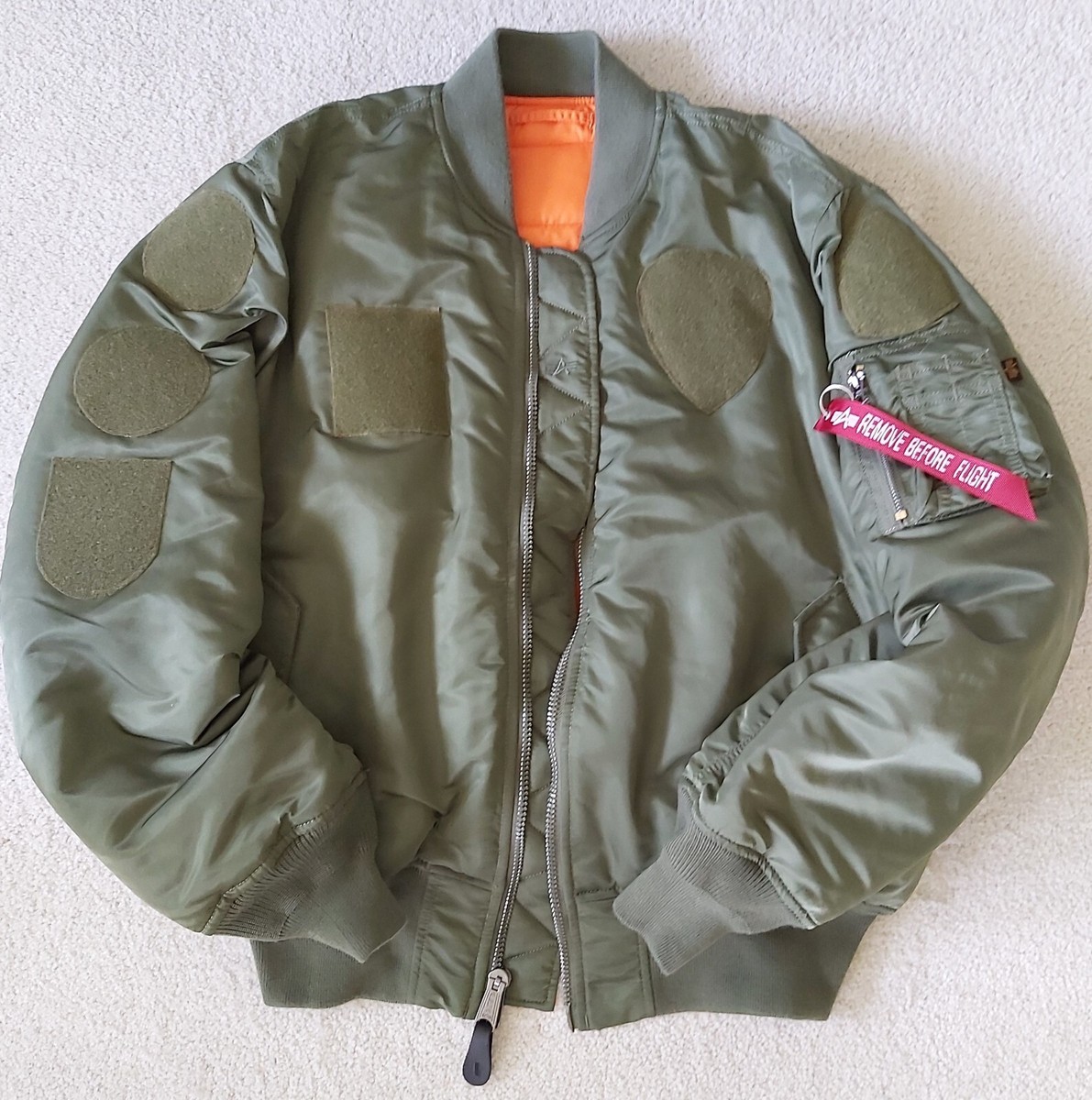 Alpha Industries MA-1 Intermediate MIL-J-82790J(USAF) Sage Green