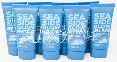 Formula 10.0.6 Seaside Glow Skin Hydrating Peel Mask Algae Clay Travel 1 oz 8pc