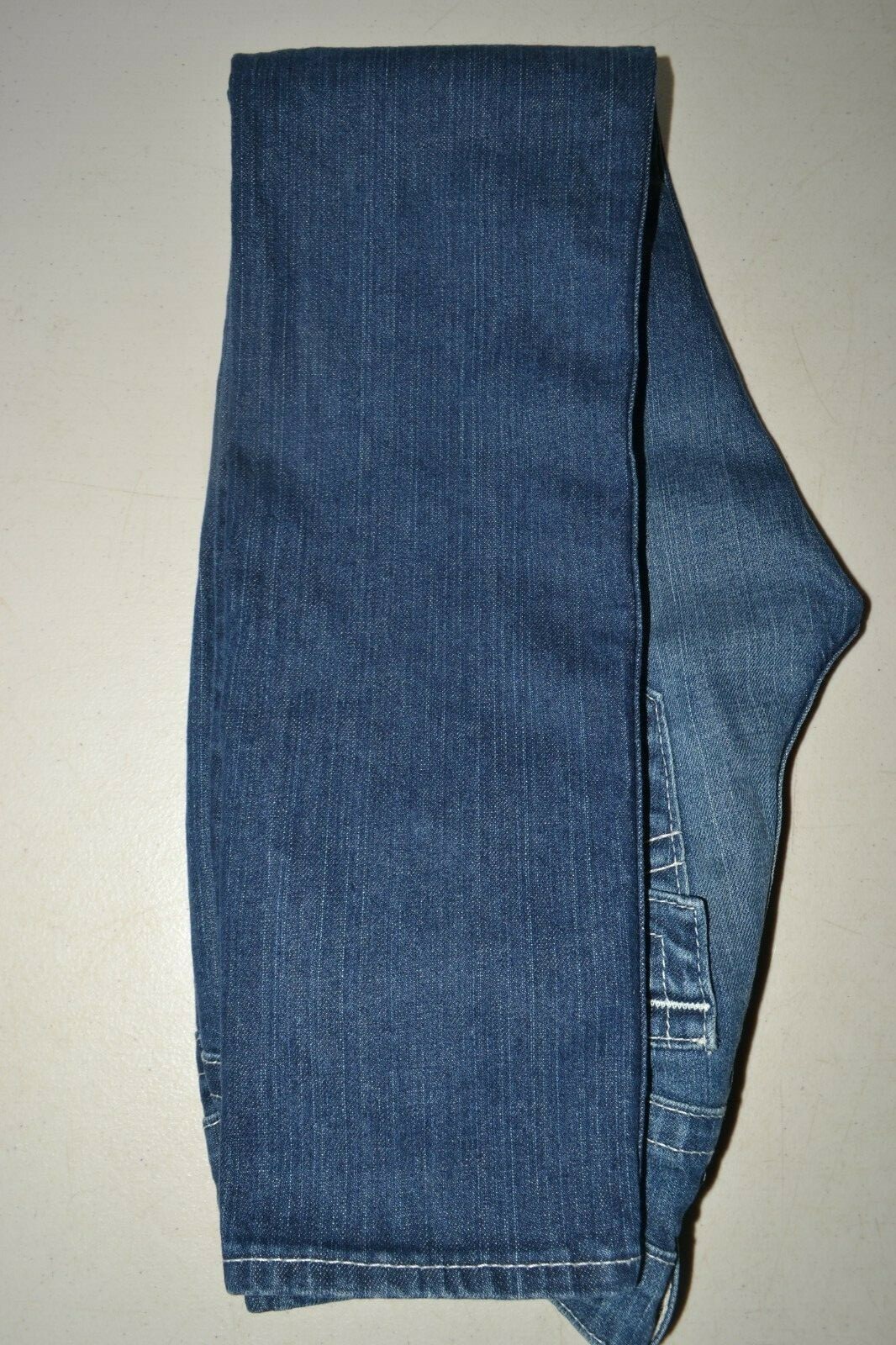 True Religion Women's Skinny Pocket Flaps Blue Denim Jeans Sz 28x32 thumbnail 11