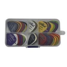 100pcs Alice AP-F Matte Nylon Guitar Picks Plectrums Mixed Gauges With Box