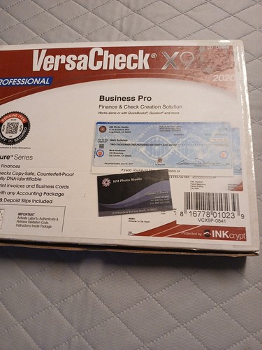*NEW Versa check X9 2020 Business Pro Finance & Check Creation Solution ...