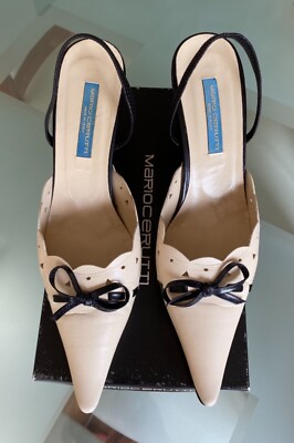 Mario Cerutti Cat Hills Pumps schwarz/weiß Größe 40 TOP ZUSTAND