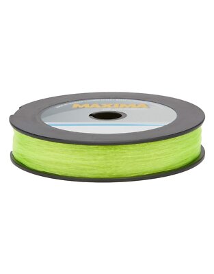 Maxima Fishing Line One Shot Spools, High Visibility Yellow, 12-Pound/220-Yard