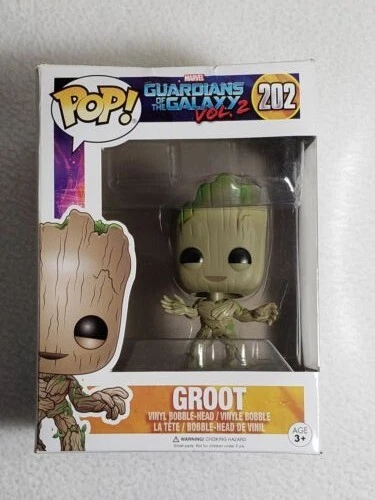 Funko Pop Marvel Guardians of the Galaxy Vol 2 BABY GROOT Vinyl Bobble-Head 202