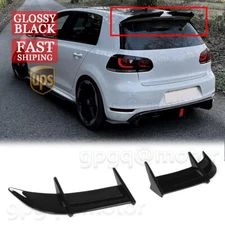 For VW Golf 6 MK6 GTI R 2010-2013 Glossy Black Rear Roof Trunk Lip Wing Spoiler
