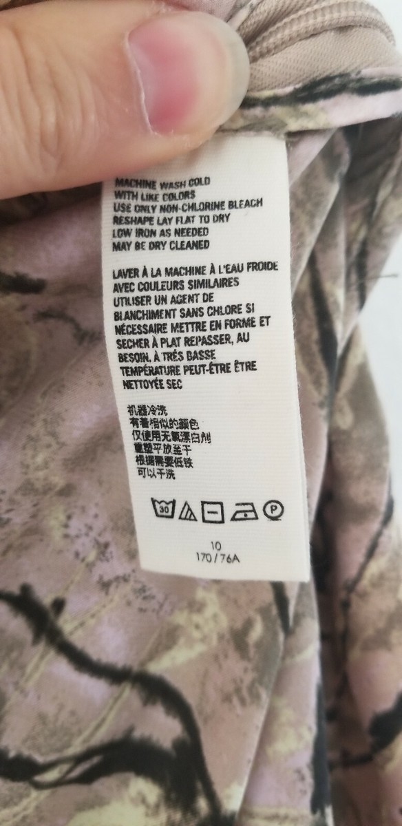 Jupe Midi Satin Free People Neuve Avec étiquette - Taille 10, Motif Tie Dye Noir/cream