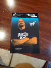 1998 stone cold steve Austin Wwf Vintage Super Size Stickers Artbox