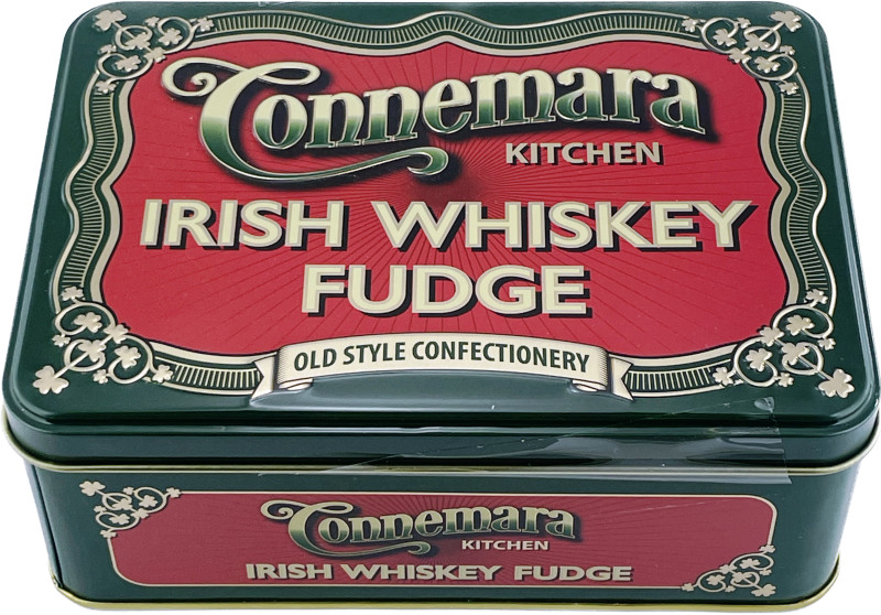 JC Walsh & Sons Ltd. Tin of IRISH WHISKEY FUDGE