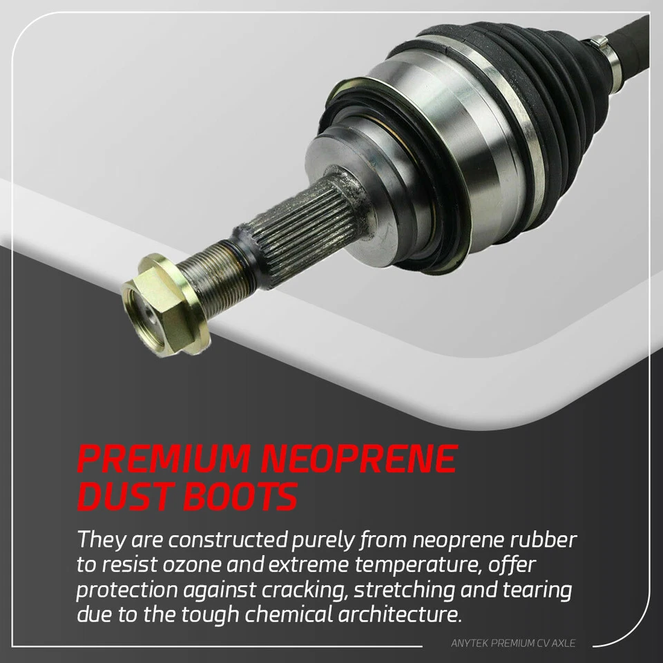 Par de ejes delanteros CV para Toyota Tacoma 4Runner FJ Cruiser GX460 2005-2023 4x4 AWD Foto 3 de 4