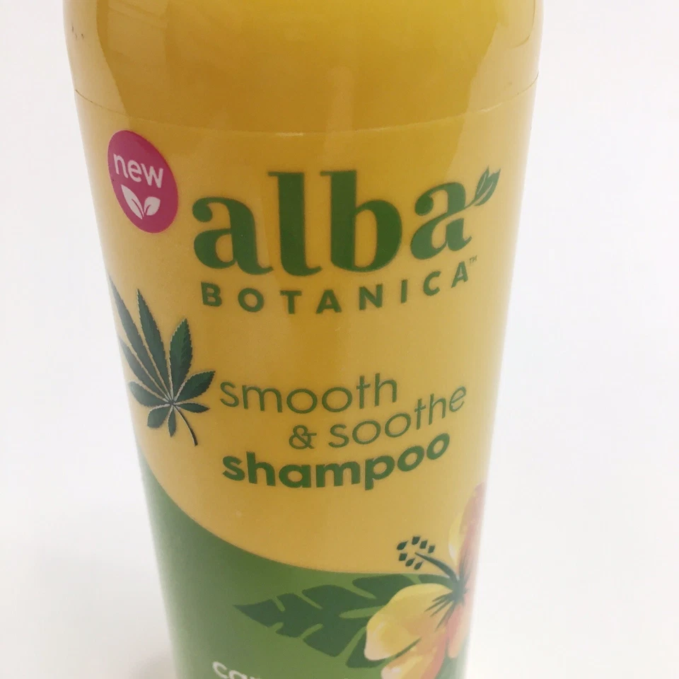 Champú suave y calmante Alba Botanica aceite de semilla de cannabis sativa, 12 fl oz nuevo Foto 3 de 4