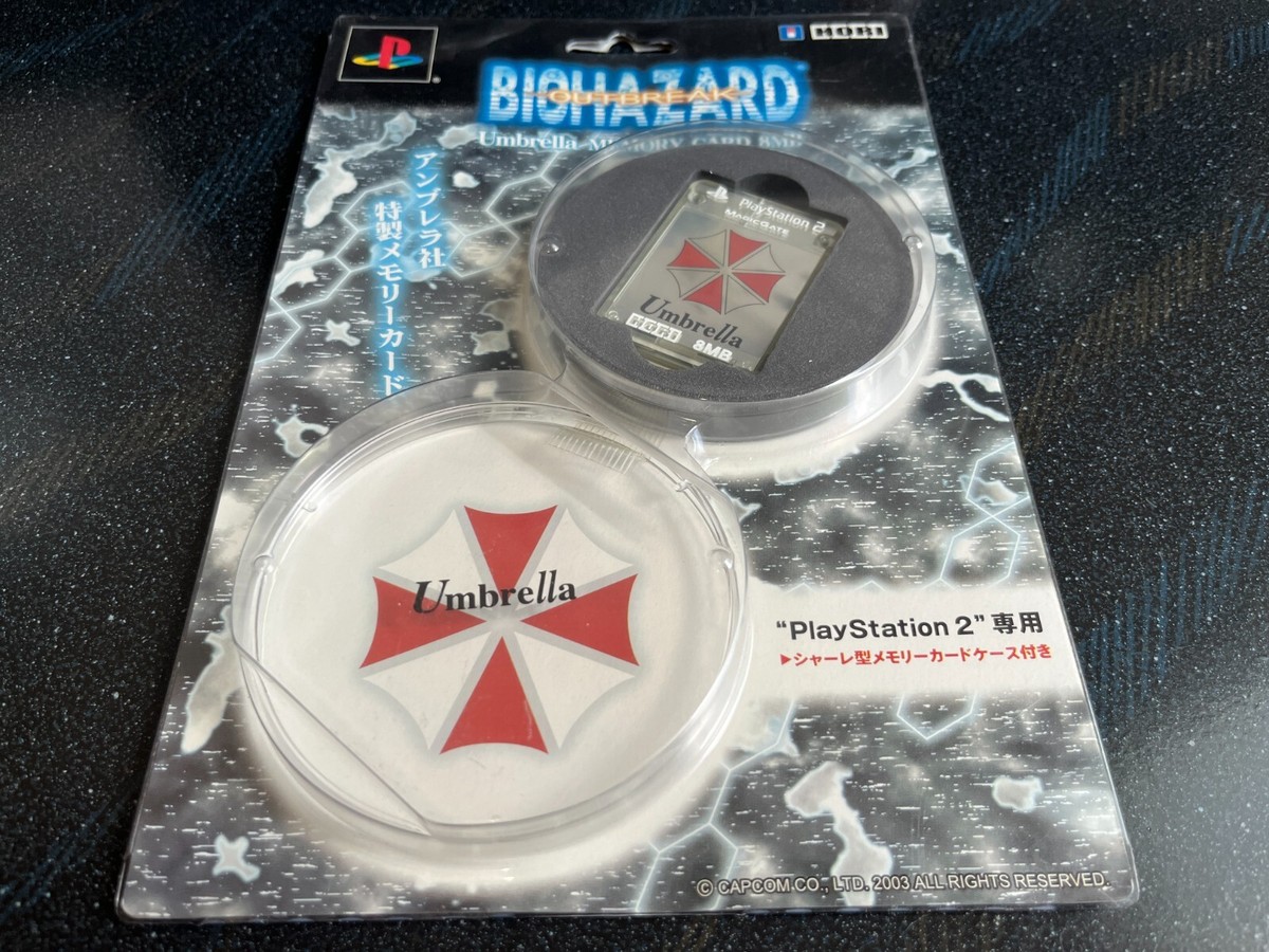 Playstation 2 PS2 Resident Evil Outbreak Hori Limited Memory Card
