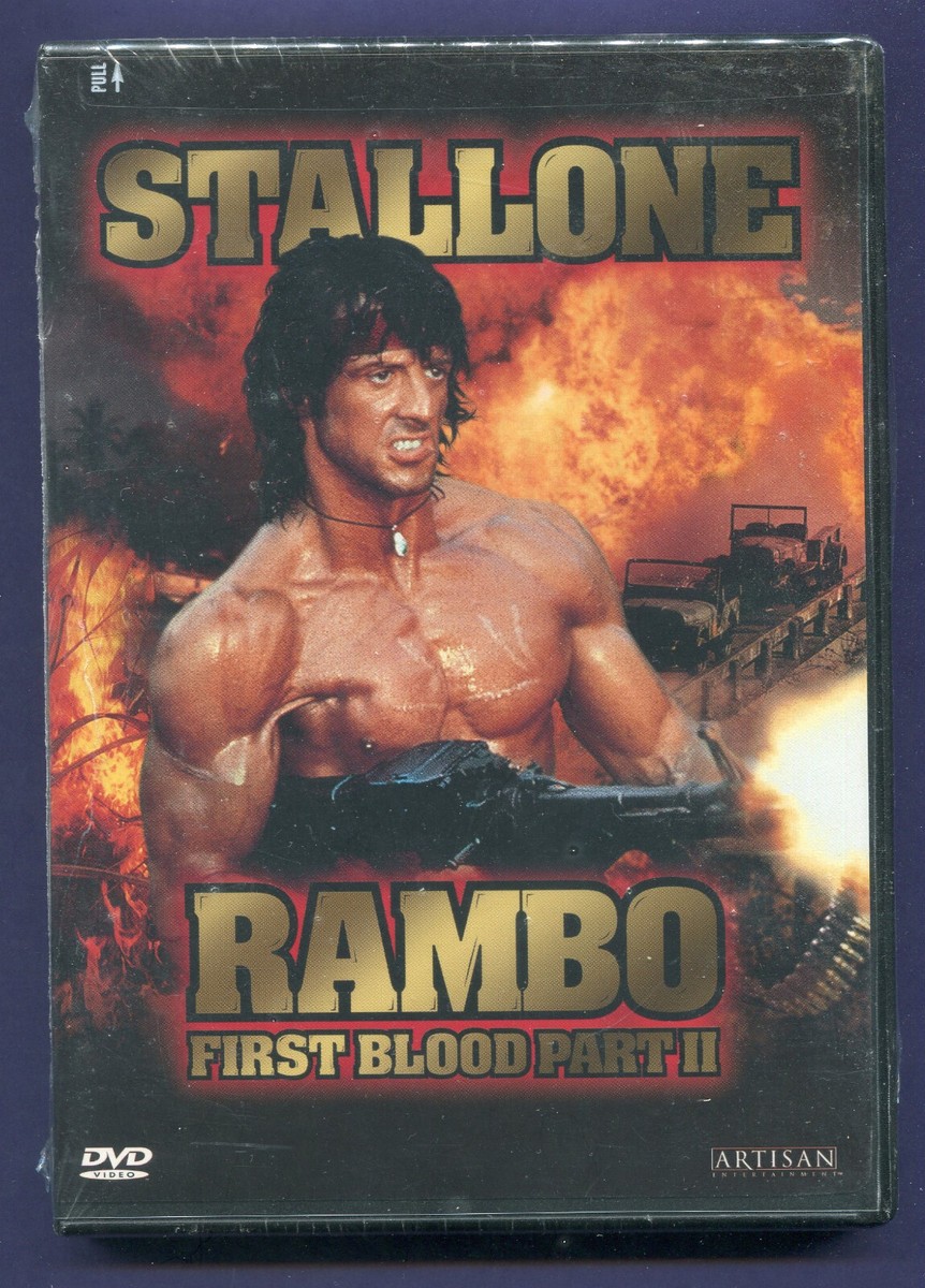 Rambo First Blood Part II DVD Sylvester Stallone New Sealed