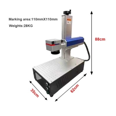 Letter Fiber Laser Marking Engraving Machine Stainless Steel Marking Machine
