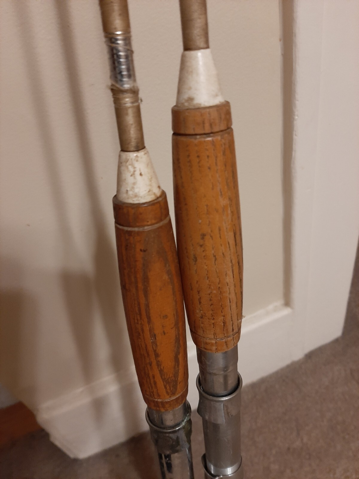 2 Vintage Montague  Fishing Poles 2 Piece 