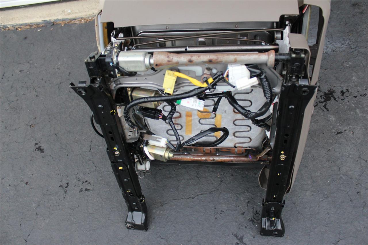 0307 NISSAN MURANO DRIVER SEAT TRACK FRAME W/ MOTORS & MEMORY SEAT