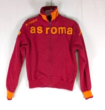 Kappa AS Roma Football Soccer Track Jacket Full Zip Mens XS