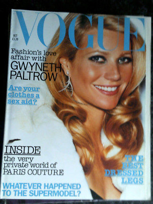 Vogue  - October 2002  -- Lovely Smooth Condition - Gift Quality