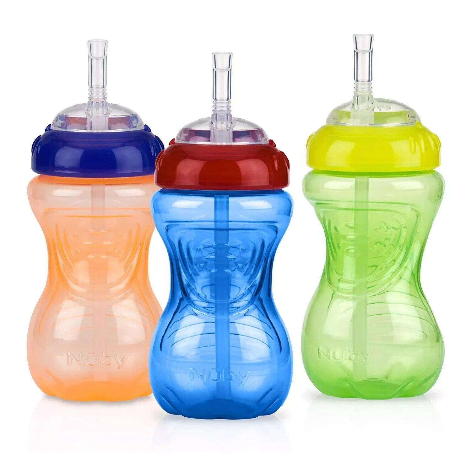 No-Spill Sippy Cup with Flex Straw - (3-Pack) 10-Ounce Bottles - Sippy Cups