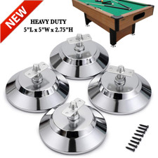 4PCS Billiard/Pool/Soccer/Air Hockey Table Leg Leveler Leveling Riser Heavy Duty