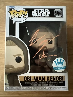 Star Wars Obi-Wan Kenobi 544 SIGNED by Ewan McGregor Funko Pop New Rare COA SWAU