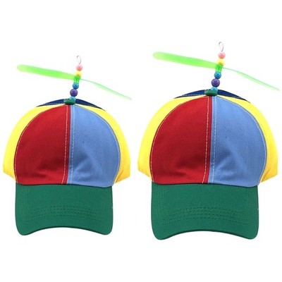 Propeller Hat for Theme Party Colorful Baseball Hat Carnivals Hat