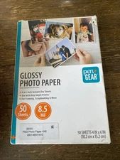 Pen+Gear Sealed GLOSSY PHOTO PAPER 4" x 6" 50 SHEETS 8.5mil for INKJET 