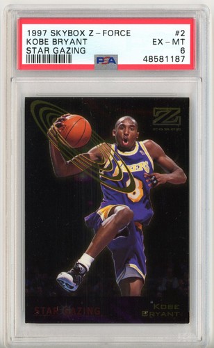 1997 Skybox Z-Force #2 Kobe Bryant Star Gazing PSA 6