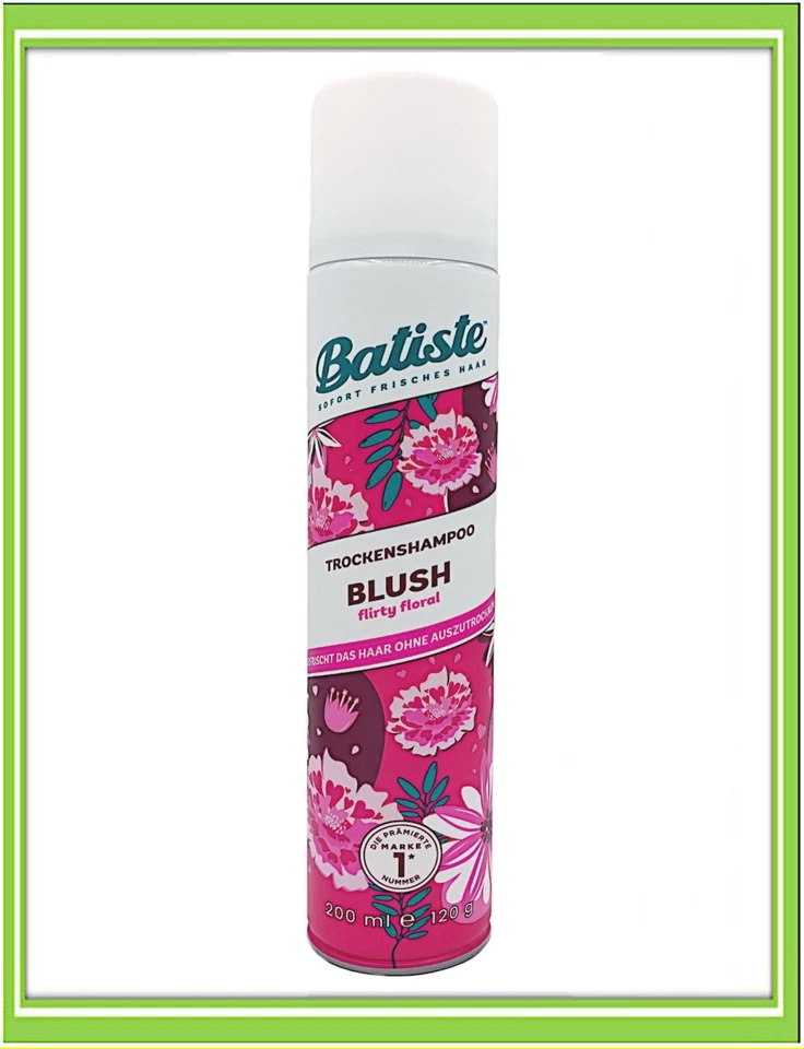Batiste Trockenshampoo Blush Flirty Floral 200ml |€ 17,- /L